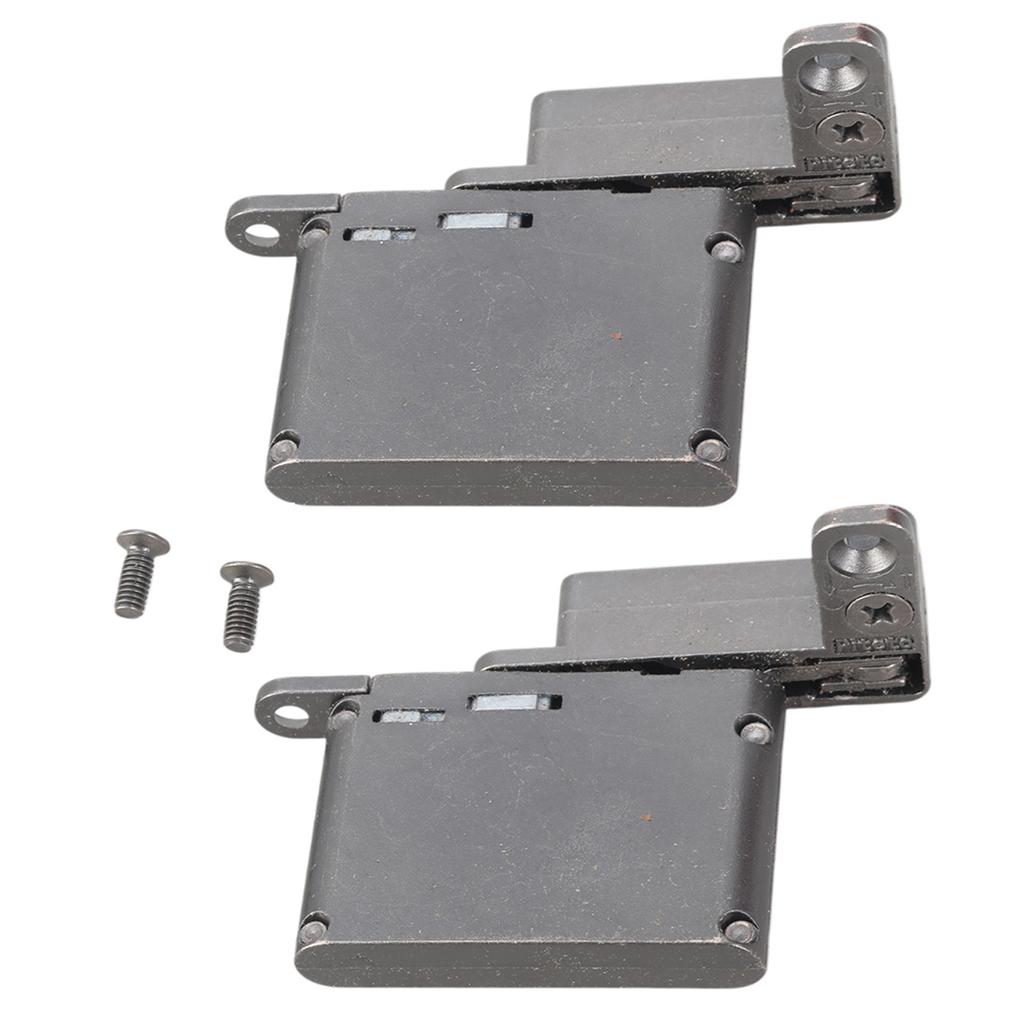 2Pcs Hydraulic Damping Buffering Hinge Aluminum Frame Glass Door Hinge Cabinet Door Buffer Door Hinge Easy To Install