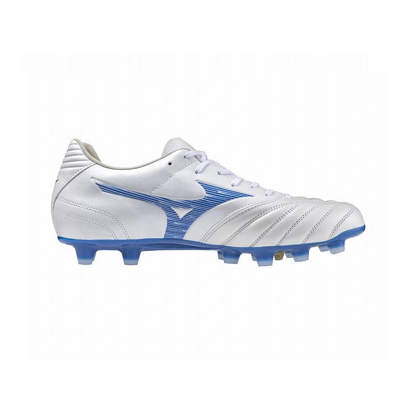 Mizuno Monarcida Comfortable Versatile Durable Soccer Shoes Unisex Soccer Shoes White Blue P1GA242325