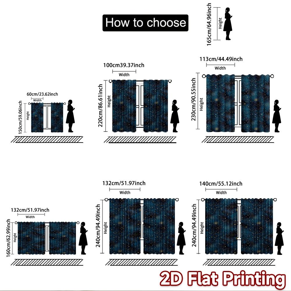 2D Flat Photography Backdrop Tapestry Celestial Starry Sky 100% Polyester Vibrant Reunion Perfect for Indoor Celebration