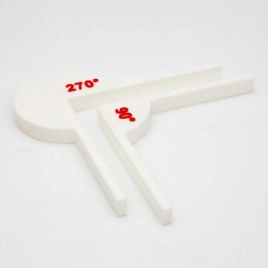 2/5Pcs Geometric Ornaments Teaching Auxiliary Props 30-45-60-180 Degrees Improve Skills Science Education Cognition Teaching Model