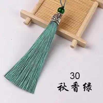 5pcs/Pack 10cm Multicolor Cotton Silk Tassel Cords Brush for Earrings Charm Pendant Tassel Fringe DIY Jewelry Making