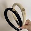 New Fashion Camellia Headband Hair Hoop Hair Bands for Women Korean Elegant Designer Hairband Headwear Hair Accessories