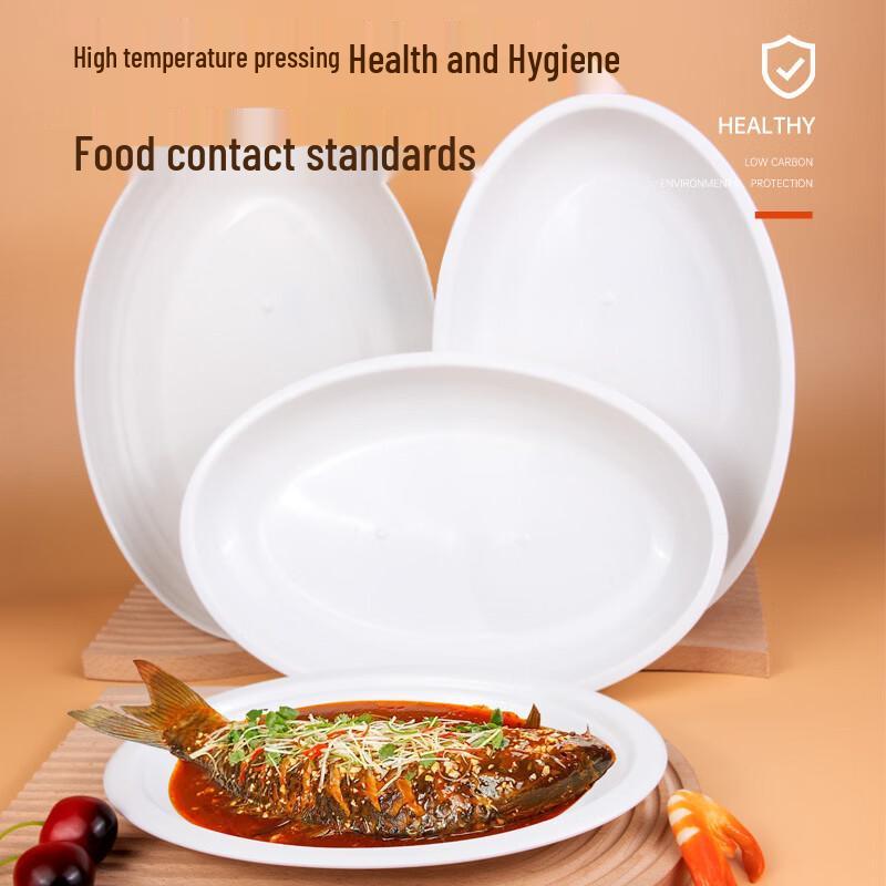 Shenglianxing Thickened Rice Husk Disposable Plates