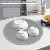 Silicone Insulation Pad Heat-resistant Pot Mat Coaster Oven Microwave Liners Non-slip Round Tripod Pad Kitchen Accessories