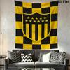Penarol Fußballverein Wandteppich Ästhetisches Wandbehang Gedruckter Stoffdecke Dekorative Wandteppiche für Schlafzimmer Wohnzimmer Heimdekoration
