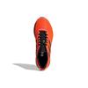 Adidas Adizero Series Lace-Up Flat Round Toe Mesh Non-Slip Shock Absorbing Low-Top Running Shoes Women sneaker Black Orange EF1459