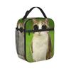 Meowl Cat Owl Meme Thermal Insulated Lunch Bag for Picnic Portable Food Bag Container Thermal Cooler Lunch Boxes