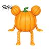 Handmade Vivid Character Statues 3D Printed Halloween Decoration, Cute Ghost Pumpkin Figurine with Holiday Party Atmosphere Ornaments Movable
