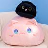 Peluche Gatto Cartone Animato Shiba Inu Giocattoli Kawaii Cuscino Rotondo Animale Cuscino Divano Imbottito per Bambine Regali di Compleanno