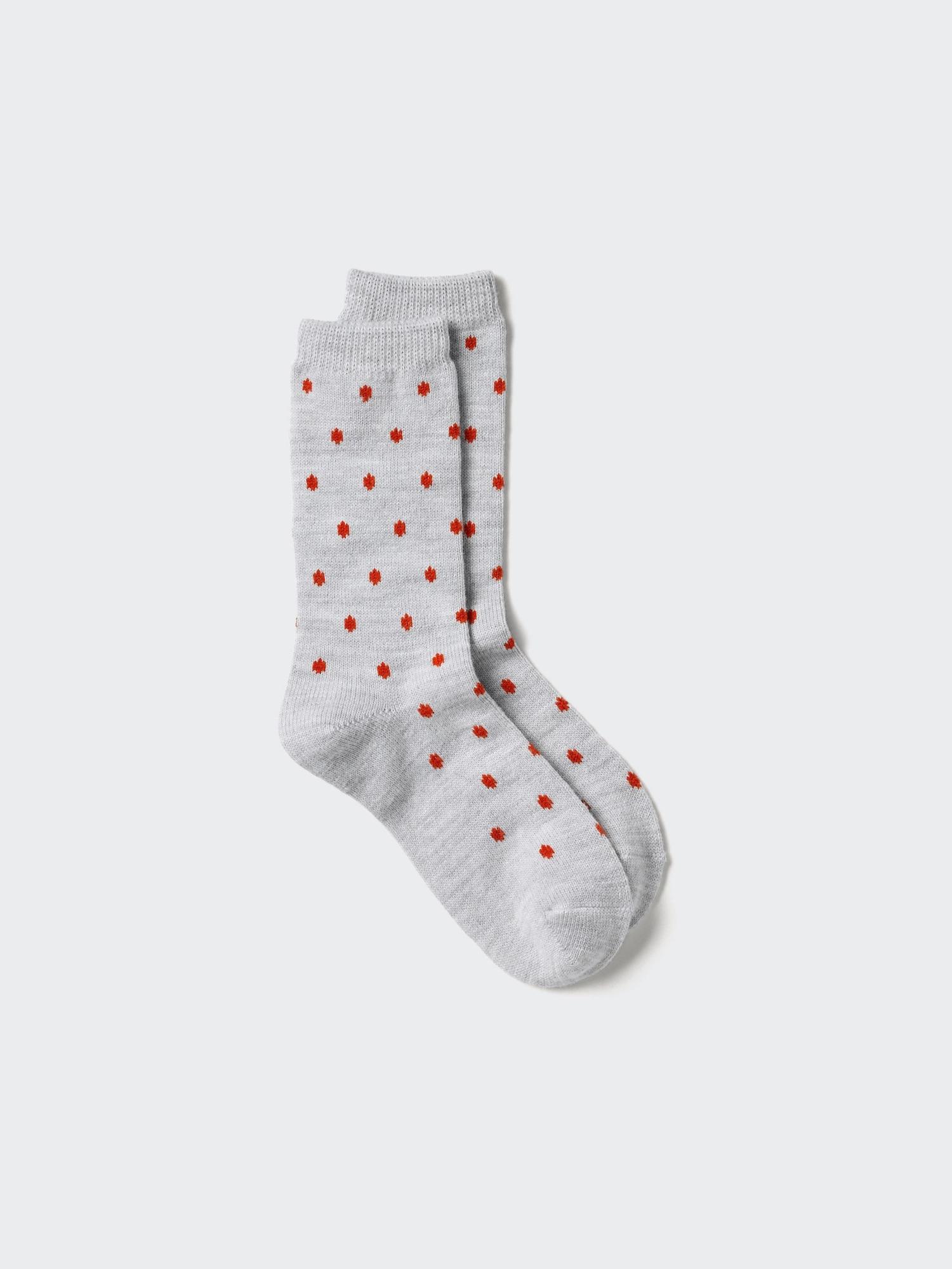 

Uniqlo Heattech Socks Dots 03 GRAY/2325