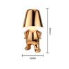 Golden Man Charging Desk Lamp: Modern Minimalist Figurine for Creative Decor & High-End Ambiance