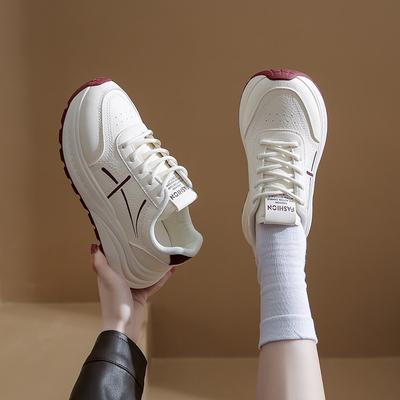 Nieuwe dad shoes dames herfst student sport hardlopen casual schoenen platform verhogende schoenen