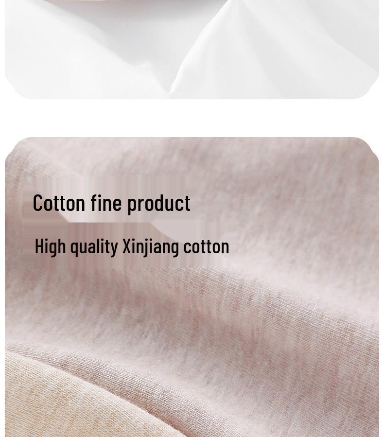 Wysokoelastyczna Bawełniana Bielizna Damska z Wysokim Stanem, Obcisła w Biodrach i z Płaską Nogawką – Wygodna, Oddychająca i Nieuciskająca na Jesień i Zimę