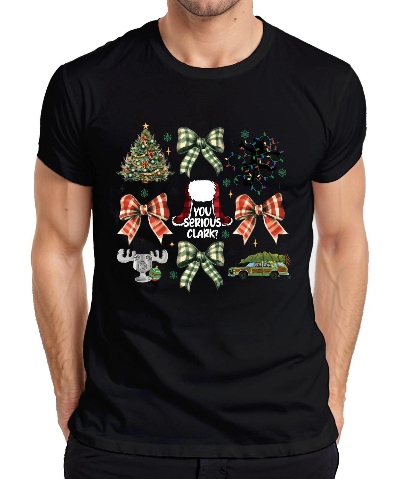 You Serious Clark Weihnachtsbaum Griswold Auto Lichterkette Retro Herren T-Shirt XS