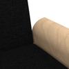Black Fabric Sleeper Sofa with Armrests