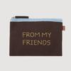 Platte Pouch (Bruin)
