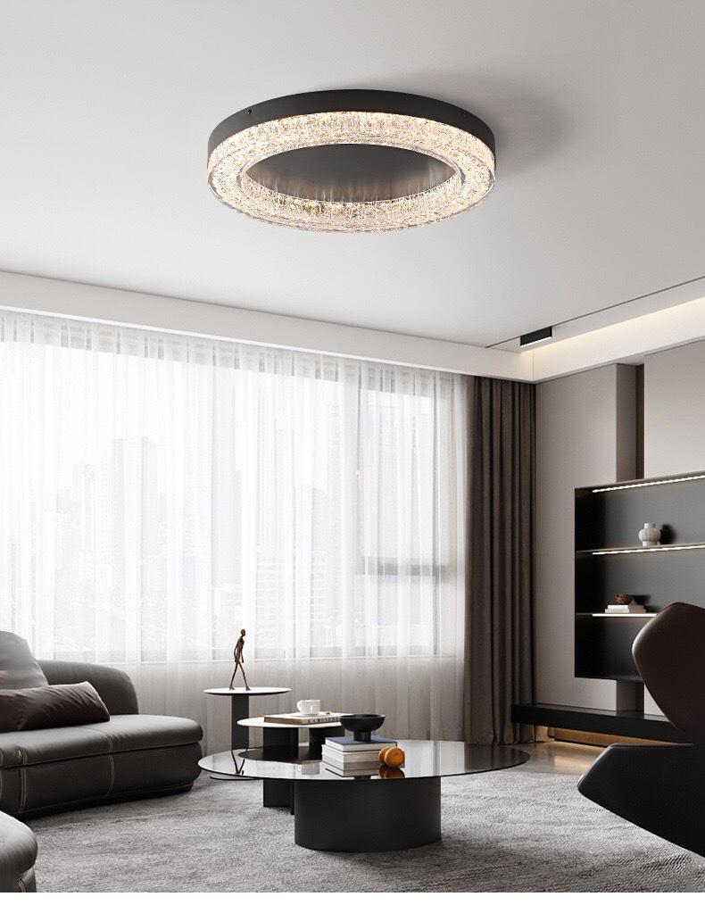 Luxury Italian Minimalist Resin Ceiling Chandelier for Living Room, Bedroom, or Restaurant
