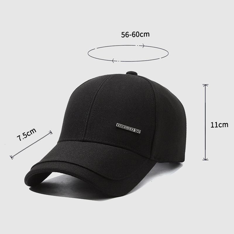 Male Spring Autumn Hat Middle-Aged and Elderly Sunshade Baseball Cap Outdoor Sports Cap Sun Visor Hats Fishing Hat Peak Cap