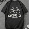 Funny Cyclogist Cycling TShirt Bicycle Graphic Cotton Casual Short Sleeve Top Gift for Cyclist Bike Enthusiast Unisexs Streetwear