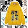 Sweat à capuche Anime pour enfants Jujutsu Kaisen Impression Gojo Sukuna Unisexe Sweat en polyester pour garçons filles Dessin animé Tenue décontractée Costume Cosplay