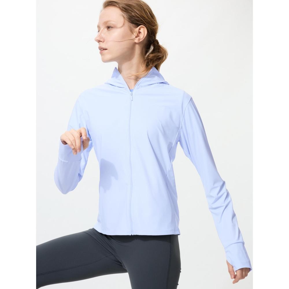 Uniqlo Japan Ultra Stretch Air Rhythm Uv Cut Full Zip Hoodie