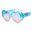 Modern Designer New Custom High Quality Fashion Women Anti Uv Heart Sunglasses Men Luxury Trend Black Heart Shades Sunglasses