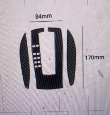 for Chevrolet Camaro real carbon fiber window lift control panel sticker auto parts interior modification sticker