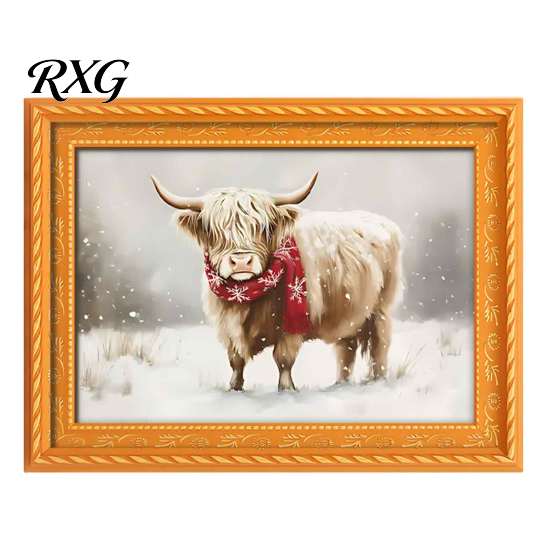 Christmas Gift for Family Halloween Refrigerator Magnets, Cute Cat Ghost Bathing Picture Frame Retro Funny Home Decorations Highland Cow Magnetic