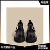 Le Fu Shoes Women's Shoes 2026 Spring/Summer New Single Shoes British Style Thick soled Small Leather Shoes