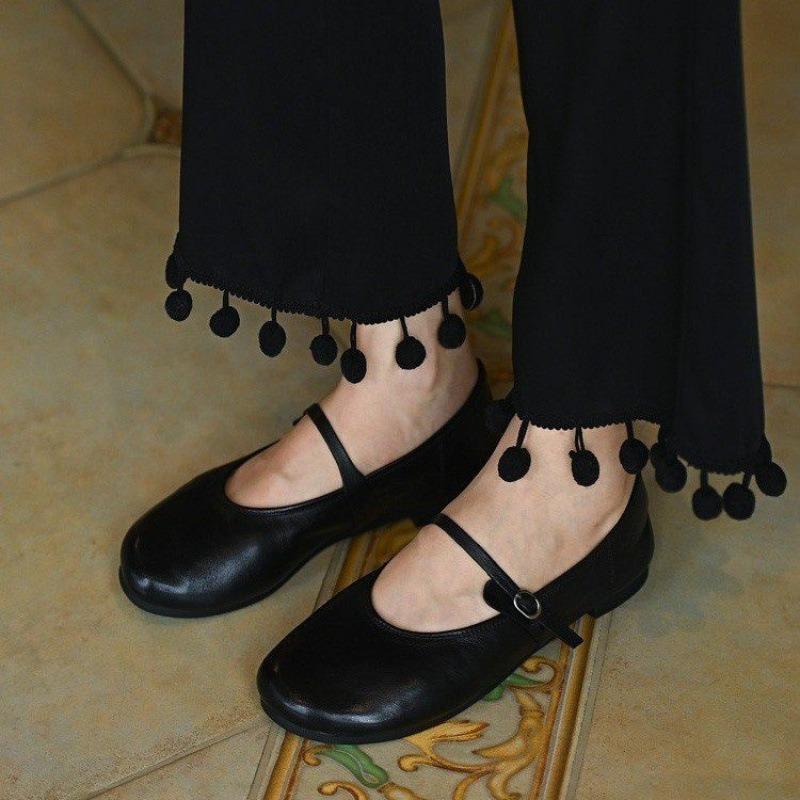 Retro Mary Jane shoes, shallow commuting flat-soled single shoes, soft soles, not tired feet, ballet single shoes