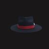 Retro Old Style Wool Top Hat, Webbing Felt Hat