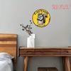 2D Vintage Round Metal Wall Sign Farmhouse Garage Garden Home Decor