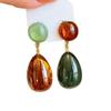 Asymmetric Earrings Dangle Drop Resin Vintage Inspire for Fashion Enthusiasts