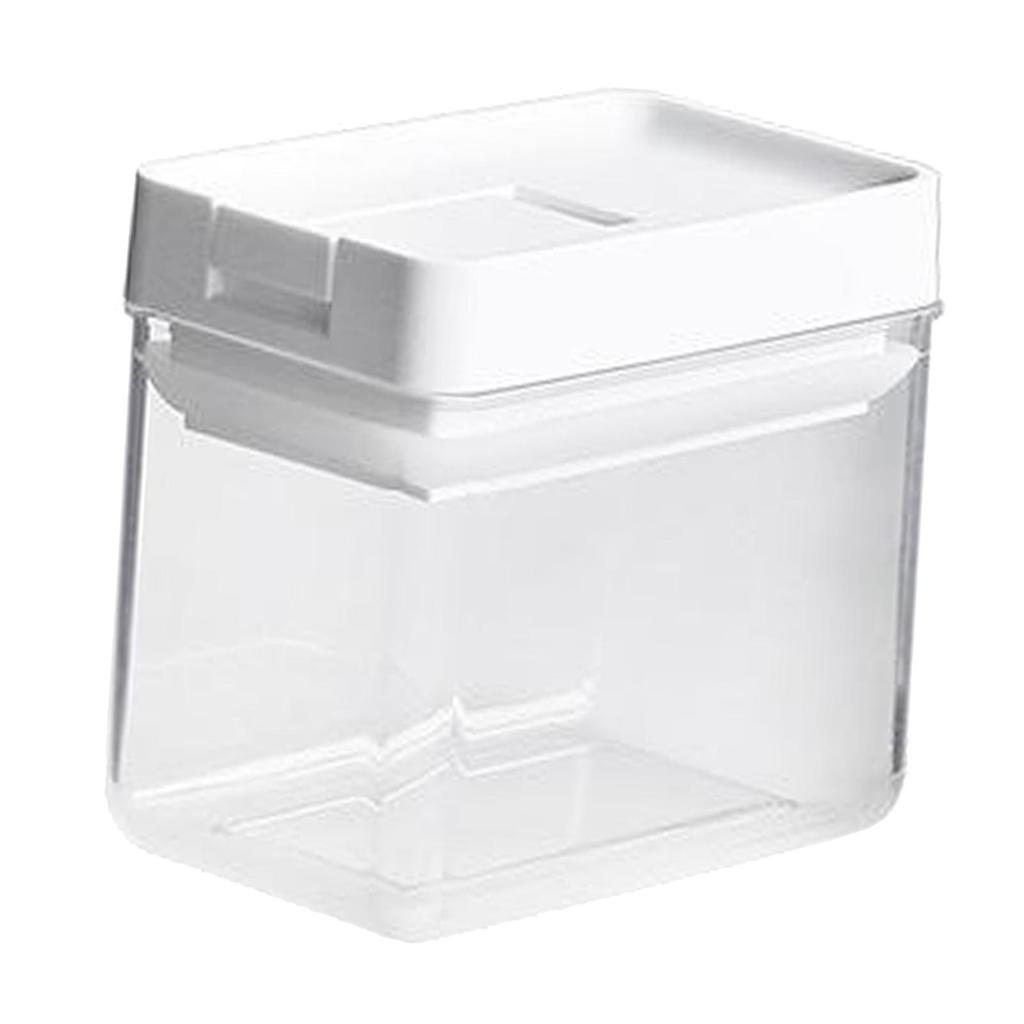 Cereal Container Clear Food Storage Box Organizer,