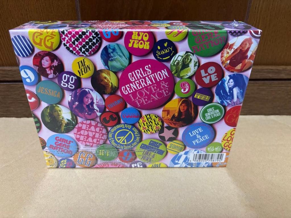[USED] Rare! LOVE&PEACE Girls' Generation Deluxe First Press Limited Edition CD Blu-ray