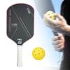 Carbon Fiber Pickleball Paddle Racket for Power Practice Rotation Pink