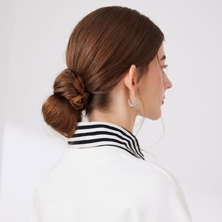 Modern Black White Striped Faux Collar Insert Detachable Collar False Lapel Blouse Collar False Collar Fashion Statement