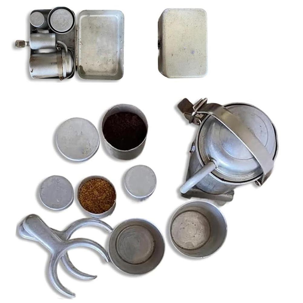 

Reusable Camp Coffee Mugs Collectible Ornament Collectors Camping Coffee Maker Pour Over Coffee Kit for Campfire Cooking Stove светло-серый