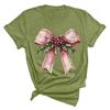 Christmas Printed Fashionable Women's T-shirt Christmas Trend Pure Cotton Casual Sportswear T-Shirts Women’s
