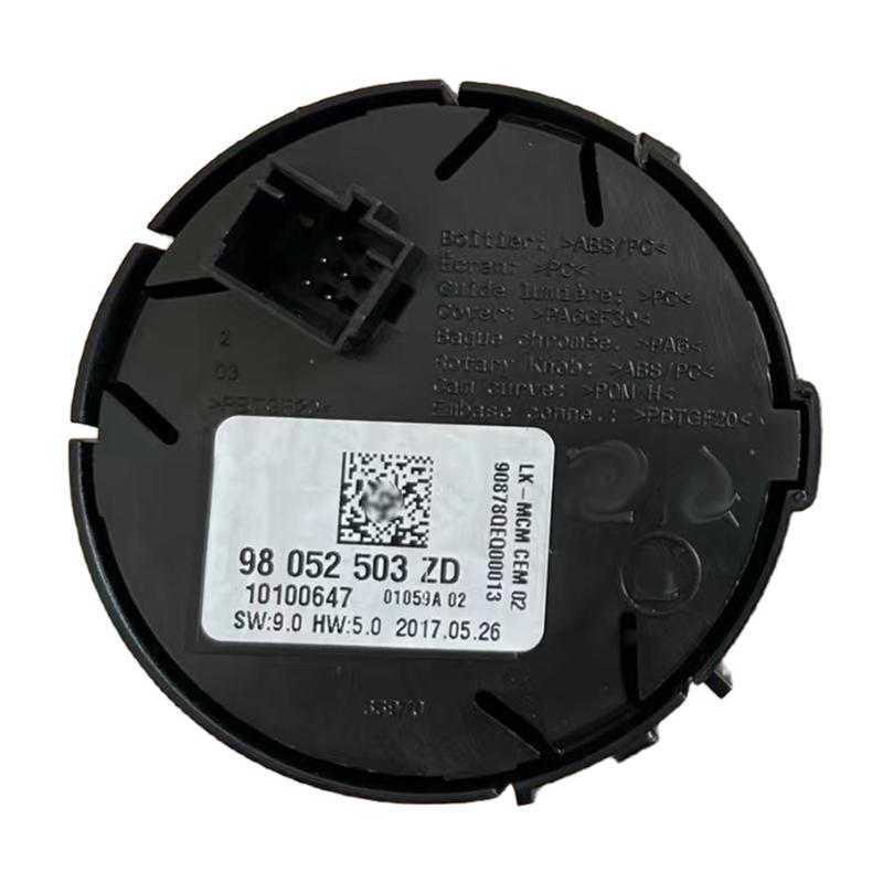 Car Wheel Anti-skid Switch Multi-road Switch Terrain Switch Knob 98052503ZD for Peugeot 3008 2008 for Citroen C3XR Yunyi C4
