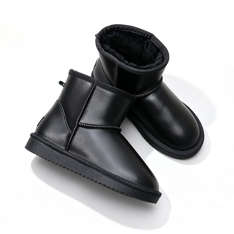 Women's Australian Classic Ankle Snow Boots Waterproof Genuine Leather Faux Fur Lined Winter Warm Non-Slip Short Boot 2026