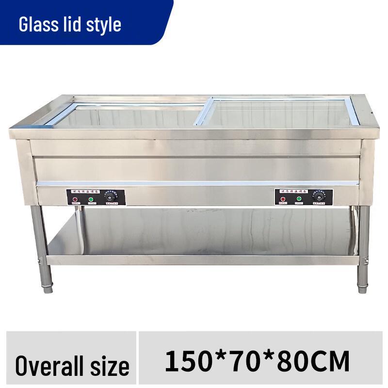 Commercial Electric Stainless Steel Food Warmer Display