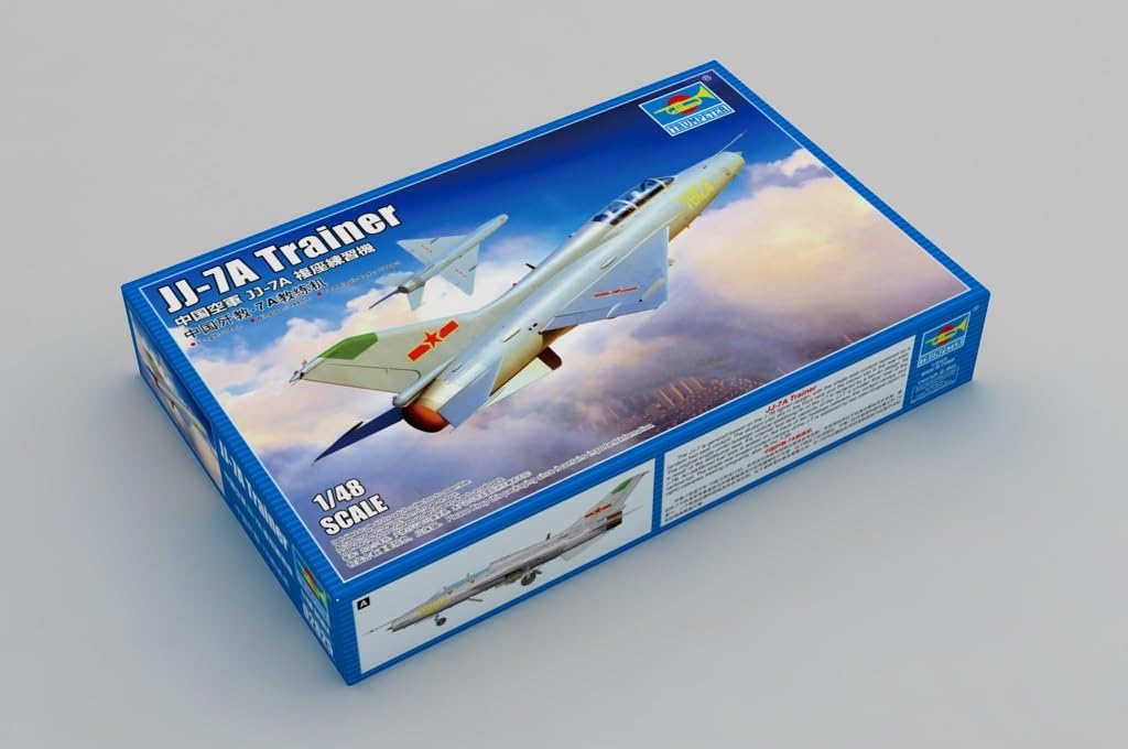 Trumpeter China Trainer Plastic Model 02825 1/48 JJ-7A Two-seater