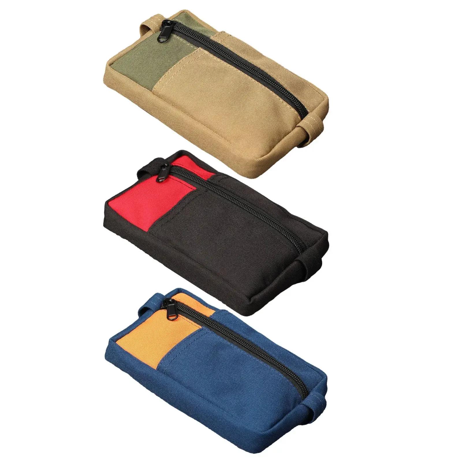 

1pc Portable Outdoor EDC Tool Storage Bag Tactical EDC Pouch Mini Tactical Wallet Coin Purse Multifunctional Bag for Camping чорний