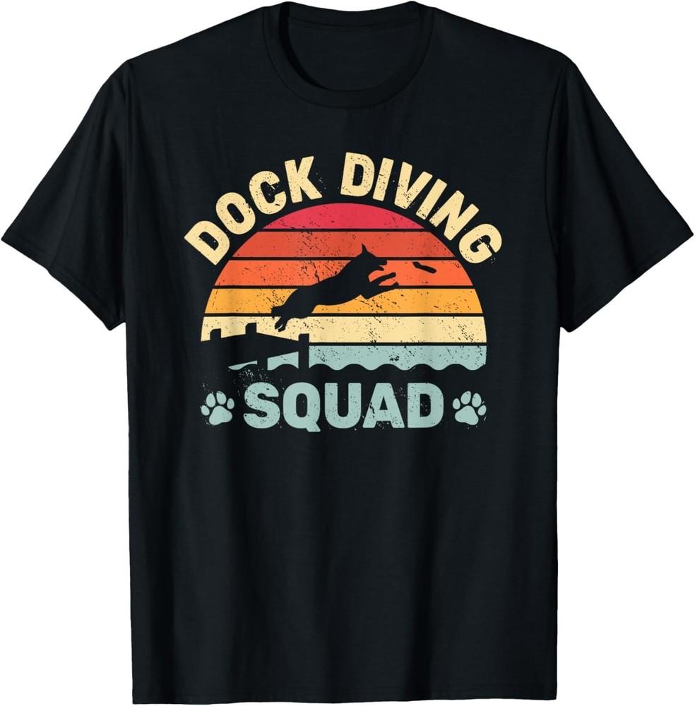 

Dock Diving Squad vintage dog dock jumping dog dock diving Gift Unisex T-Shirt 2XL