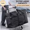 Clothes Quilt Storage Bag Wear Resist Airline Checked Travel Bag Thickened Foldable Boarding Bag Heavy-Duty Sorting Packing Bag