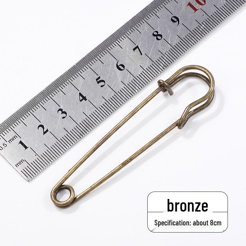 Große Sicherheitsnadel Schal Pullover Schnalle Brosche - Handgemachtes DIY Schmuckzubehör