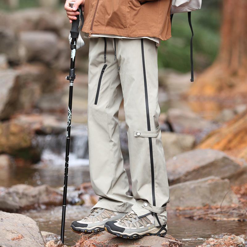 Pánské větruodolné vodoodpudivé cargo turistické kalhoty na jaro/podzim pro outdoor