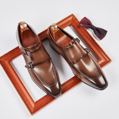 Fashion New British Style Men's Business Formal Leather Shoes Male Pointed Toe Office Shoe Zapatos De Vestir Hombre Dress Shoes for Men