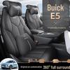 Buick E5 Car Seat Cover: Full Surround, Perforated Leather, All-Season Cushion.